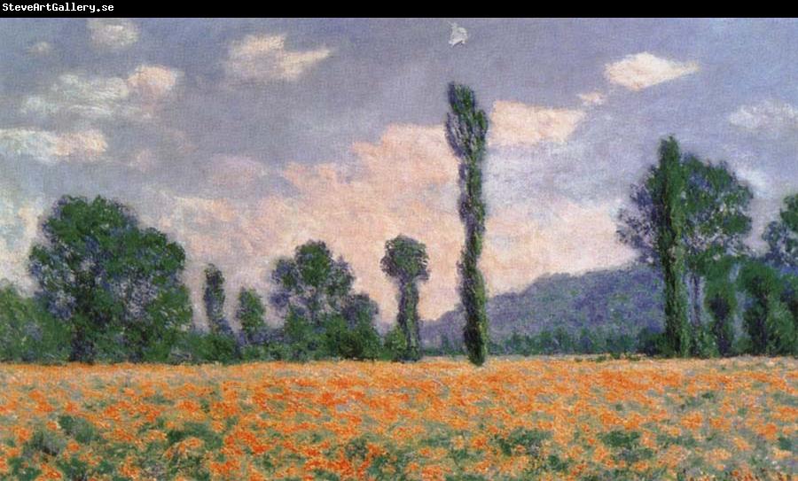 Claude Monet Poppy Field at Giverny